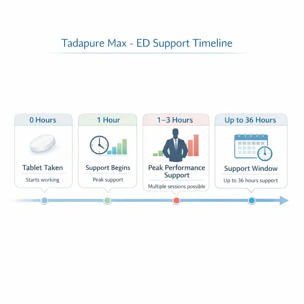 Tadapure Max Tablet | Pack of 15 | 60 Tablets