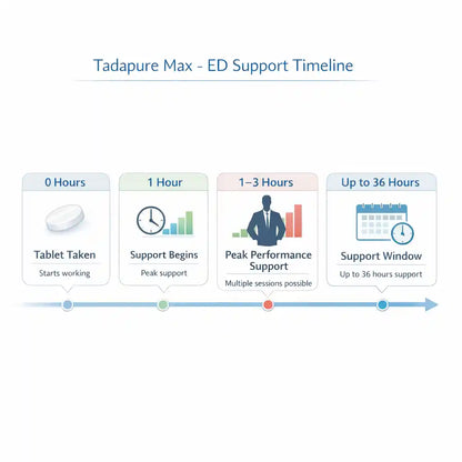 Tadapure Max Tablet | Pack of 15 | 60 Tablets